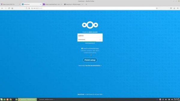 Install Nextcloud through Docker and Ubuntu