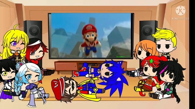 KM1: RWBY + JNPR React To Mario Vs Sonic Food Battle - (Ep 74) смотреть онлайн