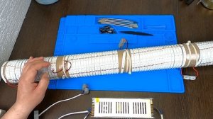 Почему светодиодная лента в конце светит тускло. Как правильно подключить длинную ленту.