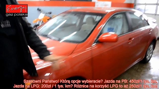 Montaż LPG Toyota Camry z 2.4 167KM 2007r w Energy Gaz Polska na gaz BRC Sequent 32! смотреть онлайн