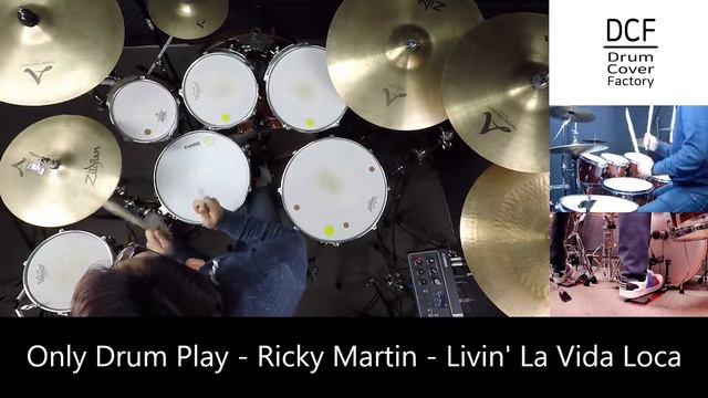 Ricky Martin - Livin' La Vida Loca - Only Drum Played By 유한선[DCF]