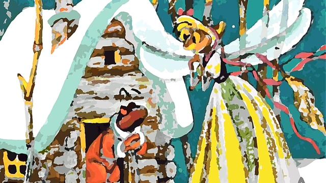 Стрекоза и муравей. Басня Крылова | Раскраски по номерам Zepeto colouring game painting by numbers смотреть онлайн