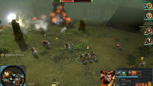 Warhammer 40k Dawn of War 2 gameplay - Hive Tyrant смотреть онлайн