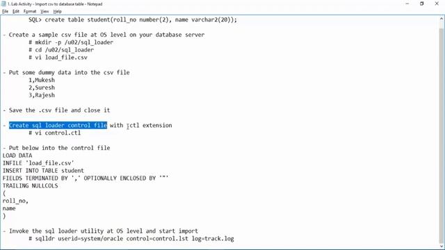 Oracle SQL Loader | Import CSV into Oracle database смотреть онлайн