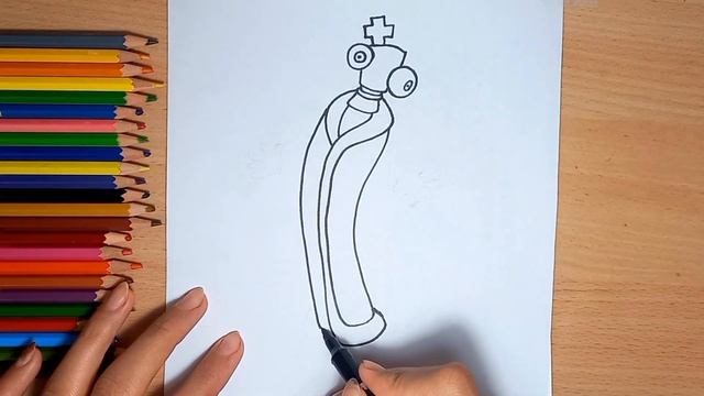 How to draw Kinger from The amazing digital circus easy смотреть онлайн