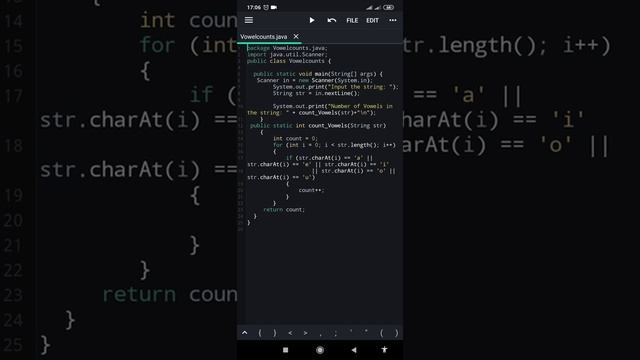 Vowel Count source code using java program смотреть онлайн