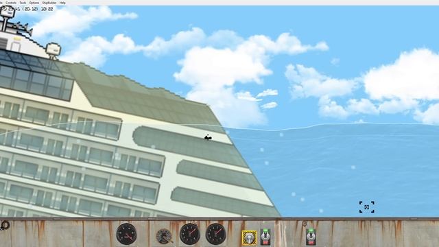 Floating Sandbox Sinking Cruise Ship!