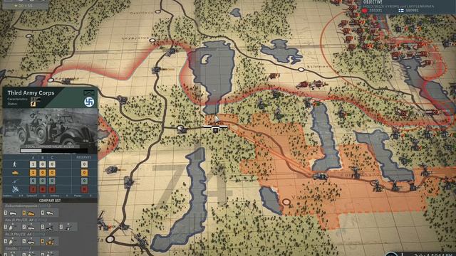 FATE OF FINLAND XVII GERMANS Steel Division II Campaign Walkthrough смотреть онлайн