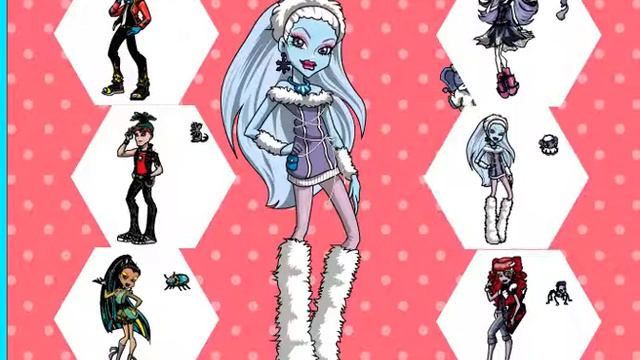 Раскраска Монстр Хай смотреть онлайн