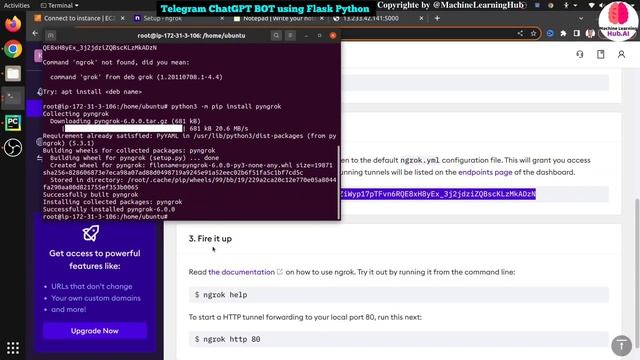 Building a Telegram Chatbot with Python Flask, and EC2: Introducing ChatGPT Telegram Bot смотреть онлайн