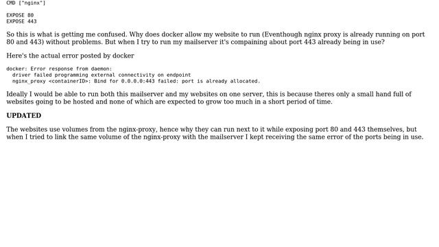 docker nginx proxy with poste.io mailserver смотреть онлайн