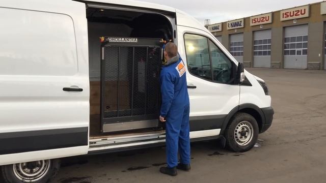 Грузопассажирский подъёмник DHOLLANDIA DH-P1 смотреть онлайн
