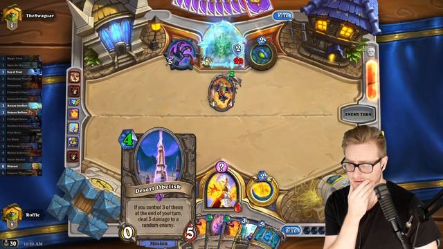 OBELISK EXODIA! (Meme Meets Meta in Quest Mage) | Descent of Dragons | Wild Hearthstone смотреть онлайн