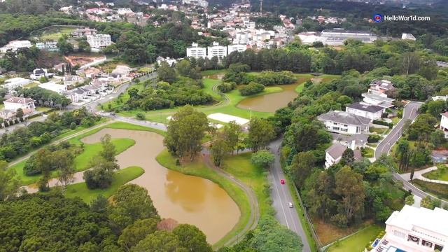 Куритиба - самый экологичный город Бразилии / Аэросъёмка и обзор / Curitiba • Brazil смотреть онлайн