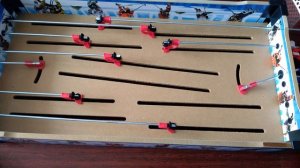 Сборка настольного хоккея Table hokkey game из гипермаркета Лента.