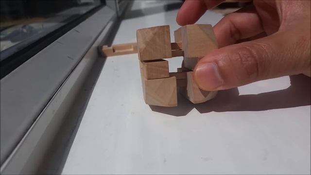12 pieces diamond wooden cube puzzle - part 2 (putting it back together) смотреть онлайн