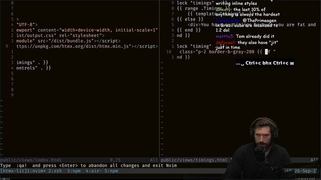 HTMX + GO + Web Components | Endpoints And App смотреть онлайн