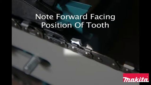 Makita - Fitting A Chain DCS4610 - Billy's Powertools