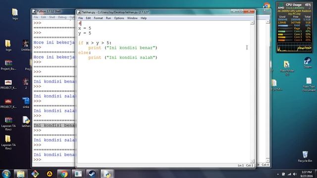 PYTHON 2.7 Tutorial Bahasa Indonesia - [15] Comments смотреть онлайн