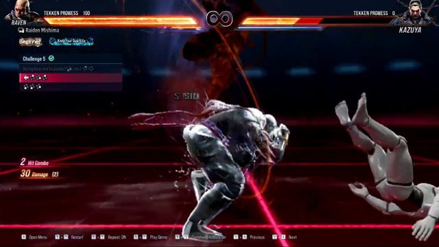 Tekken 8 I think this is how you playing raven 😂😂 смотреть онлайн