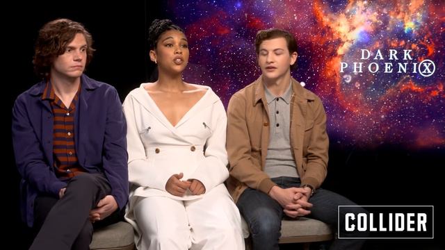 Dark Phoenix: Evan Peters, Alexandra Shipp and Tye Sheridan Interview смотреть онлайн