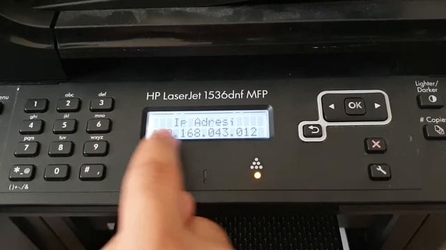 HP Laserjet 1536dnf MFP Kablosuz Nasıl Kullanılır?
