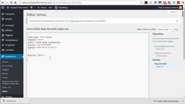 Cómo poner iconos en el menú en Wordpress sin plugins español 2016 смотреть онлайн