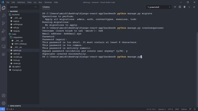 Part1 Backend Design I Task Manager App with Django (Python) + React (JS) смотреть онлайн