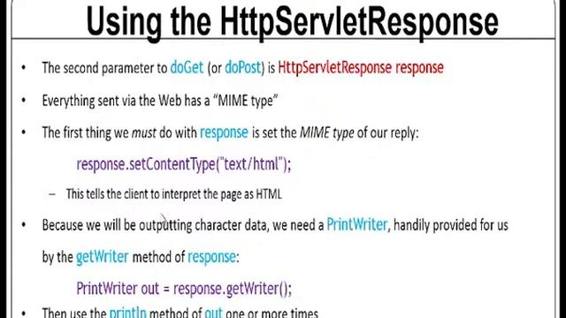 Java Servlets - Implementation (CH-10) смотреть онлайн