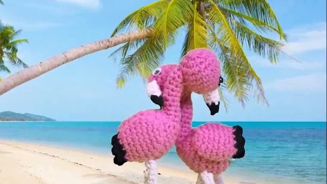 Crochet Stop Motion Animation: Flamingo Pride Valentine's Day! смотреть онлайн