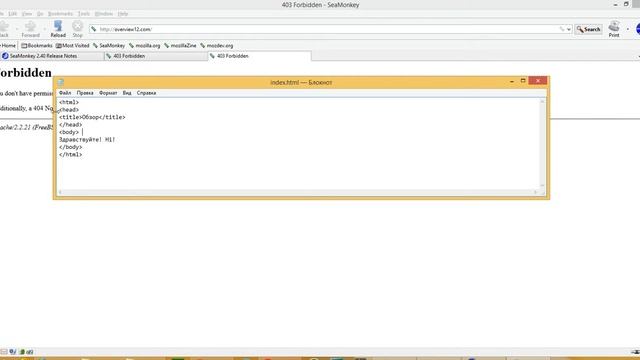 Ошибка: You don't have permission to access / on this server. смотреть онлайн