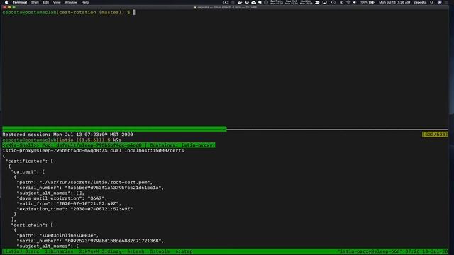 Istio 1.6 Deep Dive Certificate Rotation (Part 0) смотреть онлайн