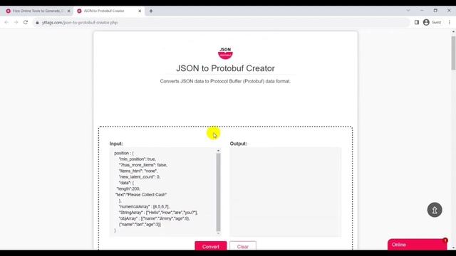 JSON to Protobuf Creator | Convert between JSON and Protobuf instantly смотреть онлайн