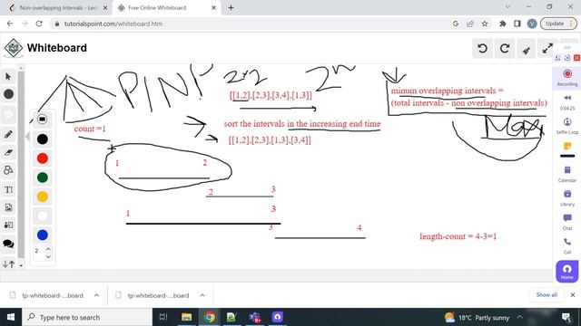 Leetcode 435 | Non-overlapping Intervals | Sorting | Interval scheduling смотреть онлайн