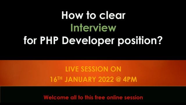 Live Session on PHP Interview? How to clear interview for PHP Developer Position. смотреть онлайн
