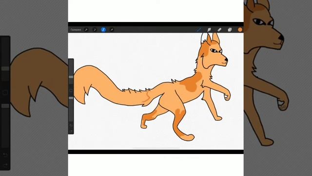 Нарисовала волка сначала на бумаге потом на планшете ._. смотреть онлайн