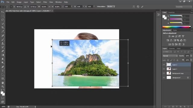 Double Exposure Effect | Photoshop Tutorial смотреть онлайн