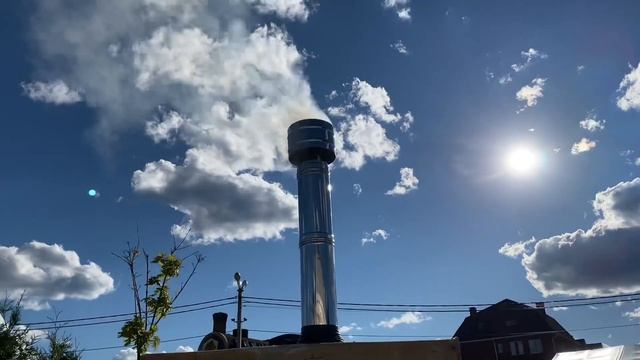 Баня в фургоне? Чистка дымохода. Тонна сажи. Трубочист Alex смотреть онлайн