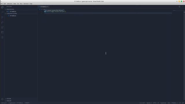 TypeScript - create your first application смотреть онлайн