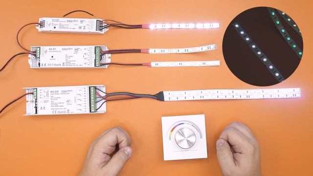 EASYDIM | НАСТРОЙКА БЕСПРОВОДНОГО УПРАВЛЕНИЯ СВЕТОДИОДНОЙ ЛЕНТОЙ RGB | SWG