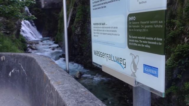 Bad Gastein Wasserfall (Austria) / Водопад в Бад Гаштайне смотреть онлайн