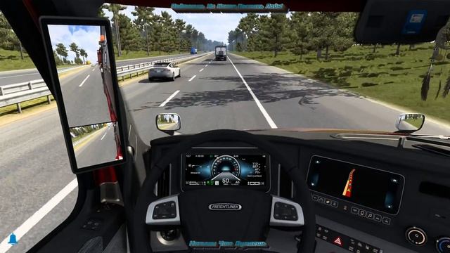 ATS. v1.46, Везу Комбайн, На FREIGHTLINER CASCADIA 2019, Карта «Coast to Coast» .2К смотреть онлайн