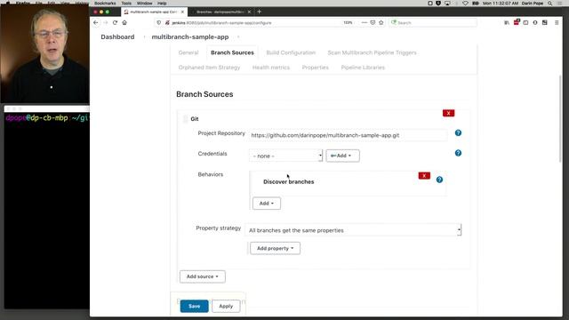 Jenkins Multibranch Pipeline With Git Tutorial смотреть онлайн