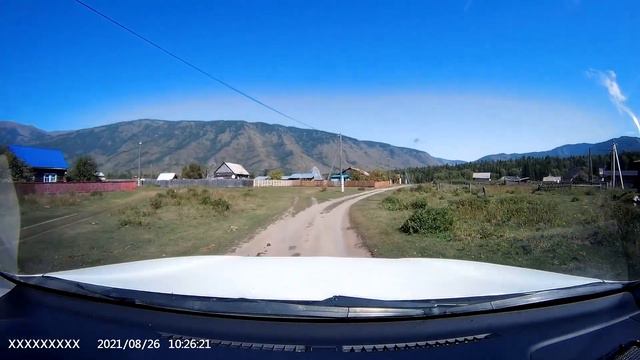 ASMR Driving Проездом по селу Кучерла. Горный Алтай. ASMR Driving Drive through Kucherla village. смотреть онлайн