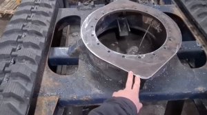 Восстановление поворотной опоры мини экскаватора