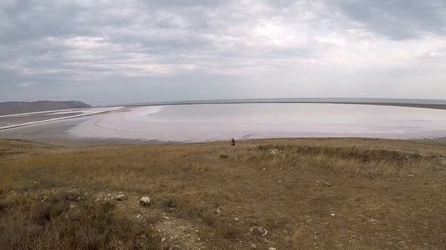 Крым. Розовое озеро.Ожидание и Реальность. Кояшское озеро, Крым смотреть онлайн