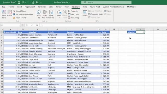 Create a Scrolling Table in Excel - Excellent for Dashboards смотреть онлайн