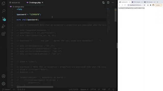 PHP - trajtimi i gabimeve, stringjet, regular expressions, puna me skeda dhe skedare смотреть онлайн