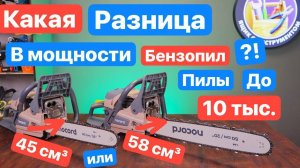 Какую БЕНЗОПИЛУ Выбрать?! На что влияет мощность.
