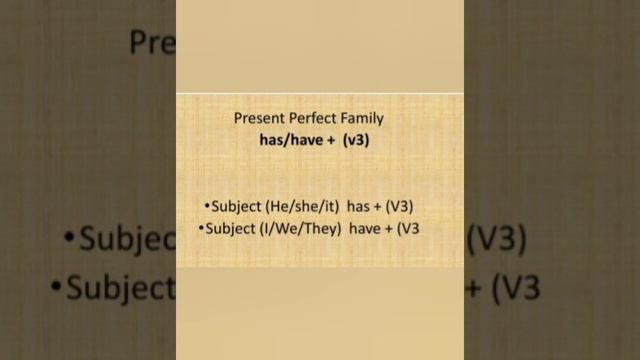 Present perfect tense смотреть онлайн